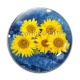 Cabochon Verre - tournesol