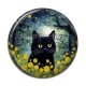 Cabochon Résine - chat noir