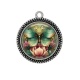 Pendentif Cabochon Argent - papillon