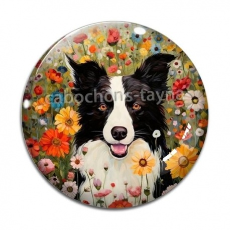 Cabochon Verre - chien