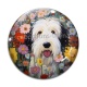 Cabochon Verre - chien