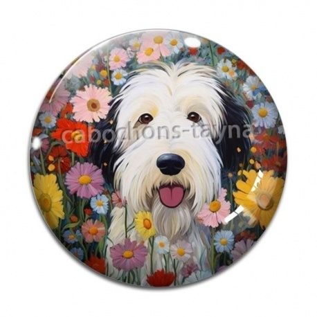 Cabochon Verre - chien