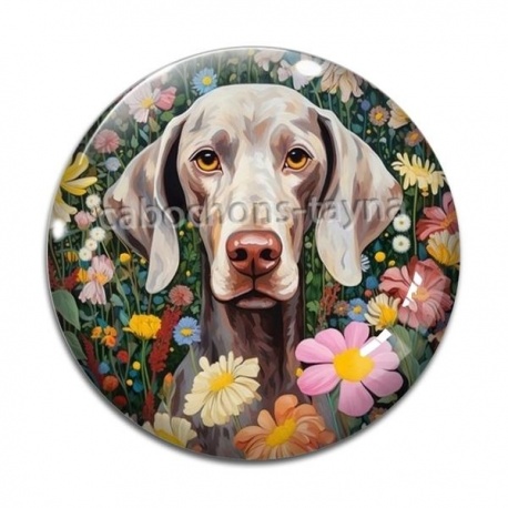 Cabochon Verre - chien
