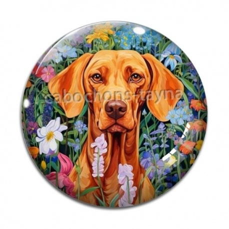 Cabochon Verre - chien