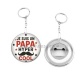 Porte clés décapsuleur -  je suis un papa hyper cool