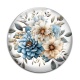 Cabochon Verre - fleur
