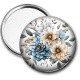 Miroir de poche - fleur