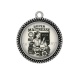 Pendentif Cabochon Argent - super maîtresse
