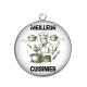 Pendentif Cabochon Argent - meilleur cuisinier