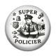 Cabochon Résine - super policier