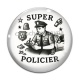Cabochon Verre - super policier