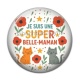Cabochon Résine - je suis une super belle maman