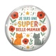 Cabochon Verre - je suis une super belle maman