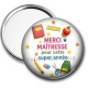Miroir de poche - merci maîtresse pour cette super année