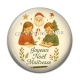 Cabochon Résine - joyeux noël maîtresse