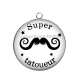 Pendentif Cabochon Argent - super tatoueur