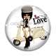 Cabochon Verre - petite fille