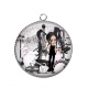Pendentif Cabochon Argent - petite fille