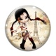 Cabochon Verre - fille