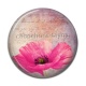Cabochon Résine - coquelicot