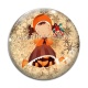 Cabochon Verre - petite fille