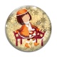 Cabochon Verre - petite fille