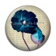 Cabochon Résine - coquelicot