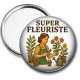 Miroir de poche - super fleuriste