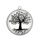 Pendentif Cabochon Argent - arbre de vie