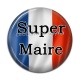 Cabochon Résine - super maire