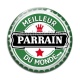 Cabochon Verre - meilleur parrain du monde