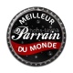 Cabochon Résine - meilleur parrain du monde