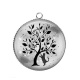 Pendentif Cabochon Argent - arbre de vie