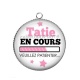 Pendentif Cabochon Argent - tatie en cours veuillez patienter
