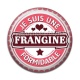 Cabochon Résine - je uis une frangine formidable