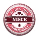 Cabochon Résine - je suis une nièce formidable