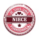 Cabochon Verre - je suis une nièce formidable