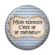 Cabochon Résine - mon tonton c'est le meilleur