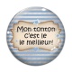 Cabochon Verre - mon tonton c'est le meilleur