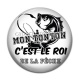 Cabochon Résine - mon tonton c'est le roi de la pêche