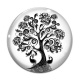 Cabochon Verre - arbre de vie