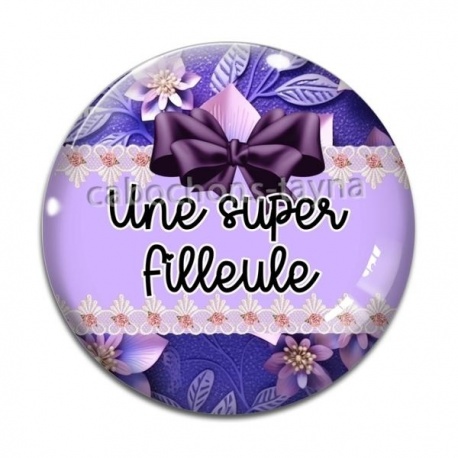 Cabochon Verre - une super filleule