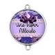 Connecteur Cabochon Argent - une super filleule