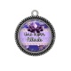 Pendentif Cabochon Argent - une super filleule