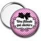 Miroir de poche - une filleule qui déchire