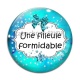 Cabochon Verre - une filleule formidable