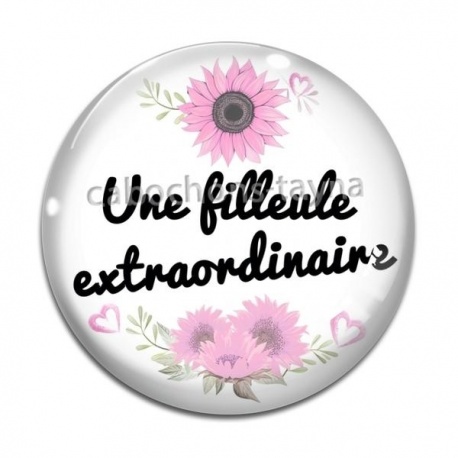 Cabochon Verre - une filleule extraordinaire