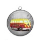 Pendentif Cabochon Argent - van