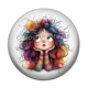 Cabochon Résine - petite fille