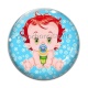 Cabochon Verre - bébé